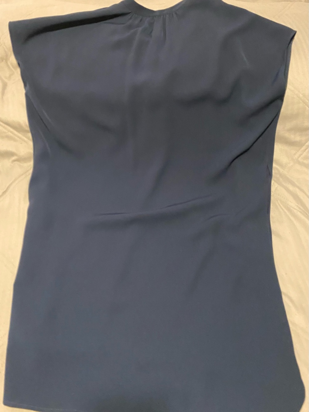 VINCE Contemporary Minimalist Blue Dress Size Medium - Picture 5 of 7
